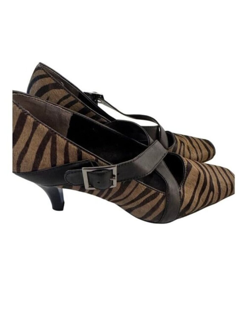 🐾 Aerosoles Women's Animal Print Heels - Size 9.5M - Fierce Comfort & Style - Picture 6 of 10